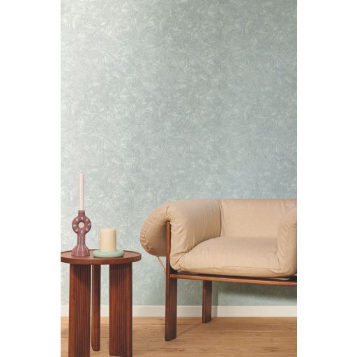 Letisztult geometriai kompozíció poligonok és textúrák változatosságával kékes-hamuszürke tónus tapéta