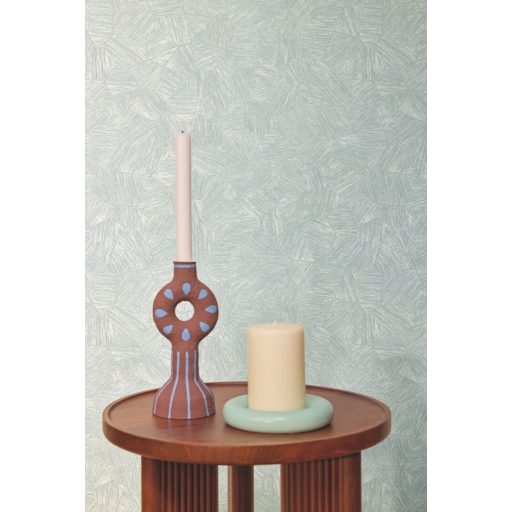 Letisztult geometriai kompozíció poligonok és textúrák változatosságával kékes-hamuszürke tónus tapéta