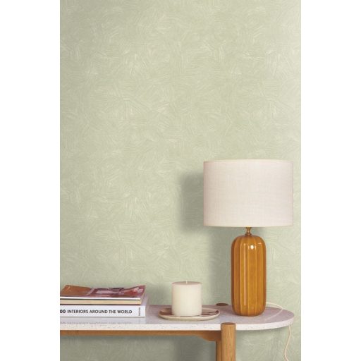 Letisztult geometriai kompozíció poligonok és textúrák változatosságával vízzöld tónus törtfehér és bézs kísérőszínek tapéta