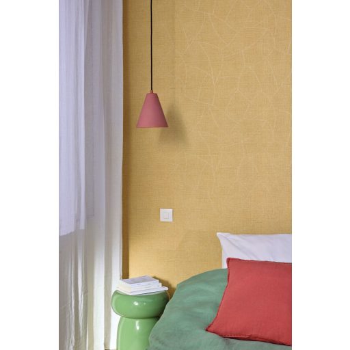 Eklektikus és autentikus kompozíció egyedi raffia textúrával meleg bézs szürke/szürkésbézs és szalmaszín tónus tapéta