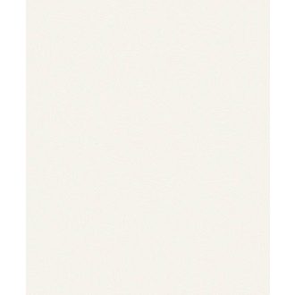   Lágyan hullámzó háromdimenziós vonalak organikus mintája matt fehér és ezüst tónus tapéta