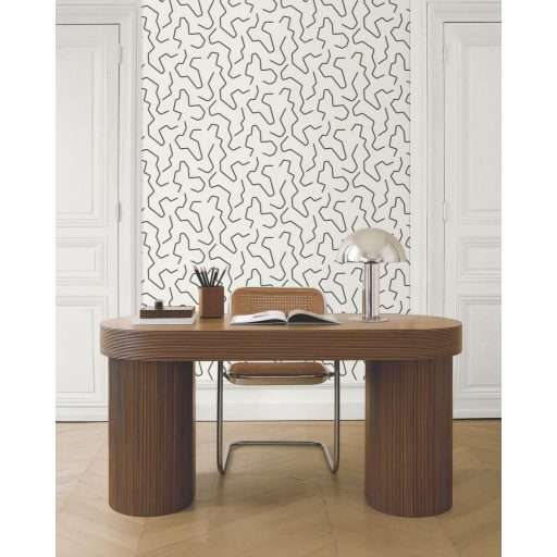 Fekete-fehér kontraszt örök ereje és a modern grafika találkozása fekete és fehér tónus tapéta