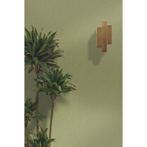 Finom textúrájú vonalszerűen strukturált természetes egyszínű minta khakizöld tónus tapéta