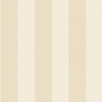   Csíkos elegancia újragondolt ritmikus chevron minta krémfehér és selymes homokbézs tónus tapéta