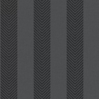   Csíkos elegancia újragondolt ritmikus chevron minta szénszürke és sötét grafit/matt fekete tónus tapéta