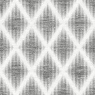   Rasch Textil Plain Simple 125256 Geometrikus nagyformátumú világító rombuszok 3D fehér szürke antracit