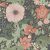 Midbec Angas 13107 VICTORIA Botanikus Skandináv stílusú virágos minta barna zöld kék rózsaszín korall tapéta
