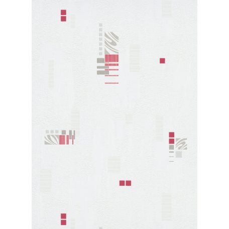 Erismann MIX Collection/Bestseller 13143-10 Grafikus fehér szürke piros tapéta