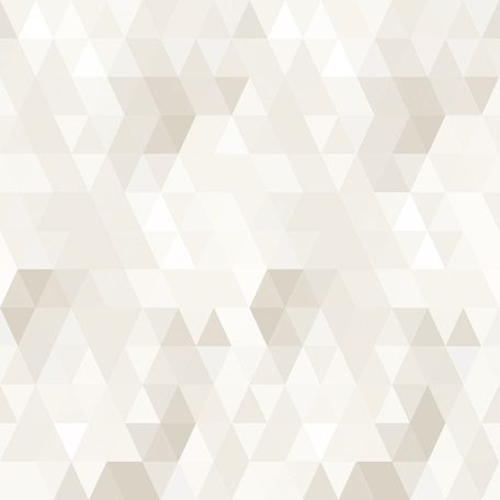 Kaleidoszkópra emlékeztető modern geometrikus minta krémfehér krém bézs és világosbarna tónus tapéta