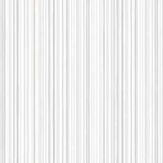   Gyerekszobai csíkos minta változó szélességű vékony csíkozás fehér bézs és szürke tónus tapéta