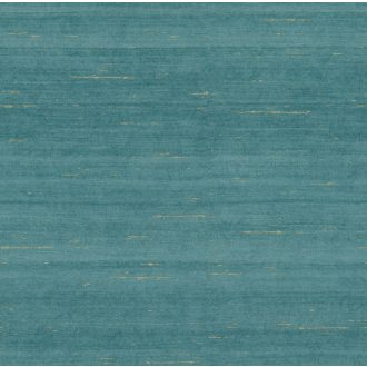   Stílus és életmód természetes textilhatású designnal tengerkék/zöldeskék/türkiz és fémes arany tónus tapéta