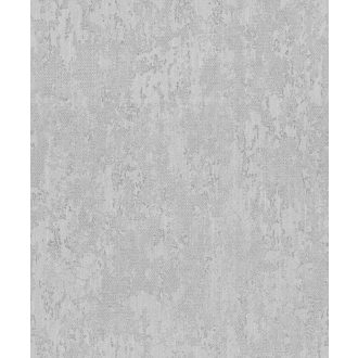   Letisztult mégis karakteres betonhatású minta fénylő részekkel világosszürke és ezüstös-szürke tónus tapéta