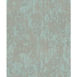   Letisztult mégis karakteres betonhatású minta fénylő részekkel oxidzöld és szürkésbarna tónus tapéta