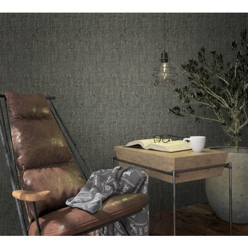 Marburg Loft 1859339  karcolt mintájú strukturált antracitszürke tapéta