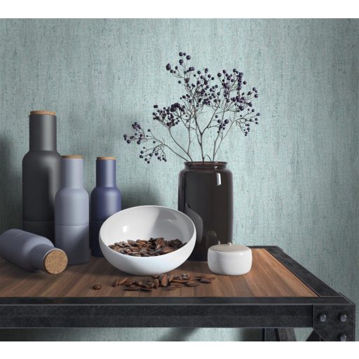 Marburg Loft 1859340 karcolt mintájú strukturált ezüstös kék  tapéta