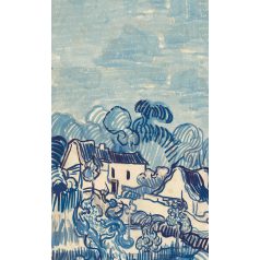   BN Van Gogh 2, 200332 Natur etno németalföldi életkép kék árnyalatok fehér falpanel