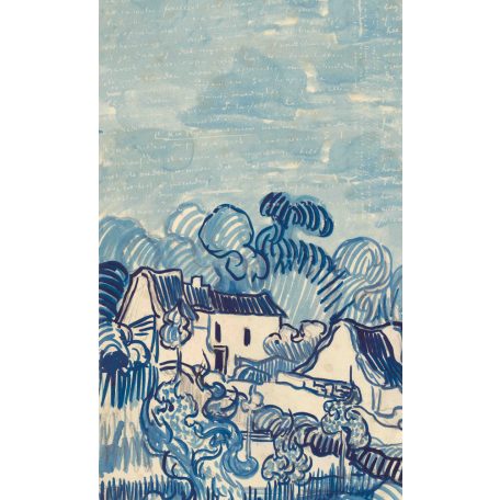 BN Van Gogh 2, 200332 Natur etno németalföldi életkép kék árnyalatok fehér falpanel