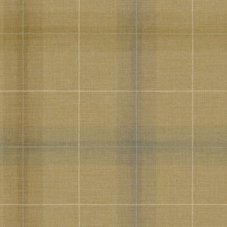   Tartan (skót) kockás brit minta egymást átfedő vonalak grafikai játékával okkersárga barna szürke és bézs tónus tapéta