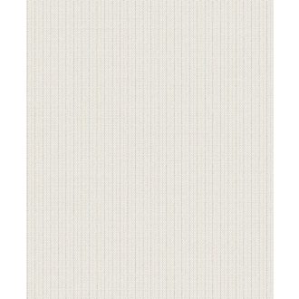   Kétszínű vonalakkal díszített kifinomult és elegéns halszálka minta natur színek - krémszürke barna grafitszürke és szürke tónus tapéta