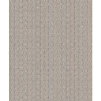   Kétszínű vonalakkal díszített kifinomult és elegéns halszálka minta szürkésbarna rozsdaszín liláskék és barna tónus tapéta