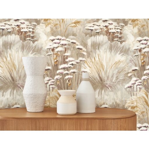 Séta tengerparti dűnék közt virtuóz megjelenítésű pazar (marram)füvek fehér szürke barna szürkésbarna bíbor és aranybarna tónus tapéta