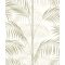Kifinomult és fenséges karcsú pálmatörzsek pazar levélzettel fehér bézs/szürkésbézs világosbarna és arany tónus finom mintafény tapéta