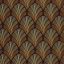 A híres kabaré ihlette organikus geometrikus art deco design antracit bronzos-terrakotta és az arany összes árnyalata fémes irizáló hatás tapéta