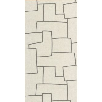   Titokzatos szabálytalan geometrikus formák inka művészeti inspirációja bézs szürkésbézs és grafitszürke tónus tapéta