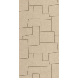   Titokzatos szabálytalan geometrikus formák inka művészeti inspirációja lágy bézs szürkésbézs és lenbézs tónus tapéta