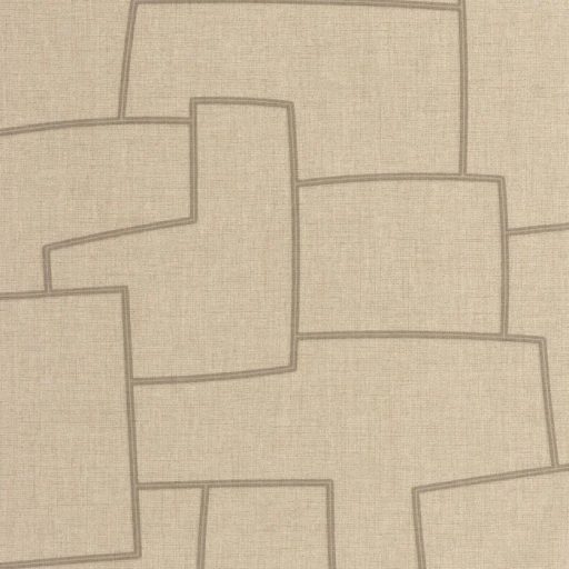 Titokzatos szabálytalan geometrikus formák inka művészeti inspirációja lágy bézs szürkésbézs és lenbézs tónus tapéta