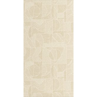   Dél-amerikai patchwork és a hagyományos textil kortárs geometriai mintája krémfehér homokszín/bézs és világosbarna tónus tapéta