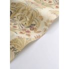 Kecses madarak karcsú pálmafák és színpompás virágok művészi összefonódása krém bézs terrakotta puder és arany tónus tapéta