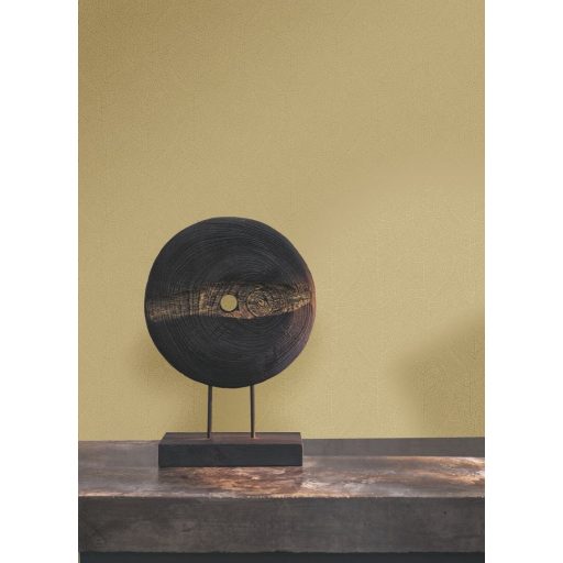 Titkos "fegyver"! Titokzatos levélerezet vagy ősi fosszília texturált mikrominta aranysárga és arany tónus tapéta