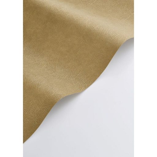 Titkos "fegyver"! Titokzatos levélerezet vagy ősi fosszília texturált mikrominta currysárga és arany tónus tapéta