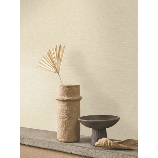 Hiteles és természetes szalmafonat texturált mintázat bézs/homokszín tónus tapéta