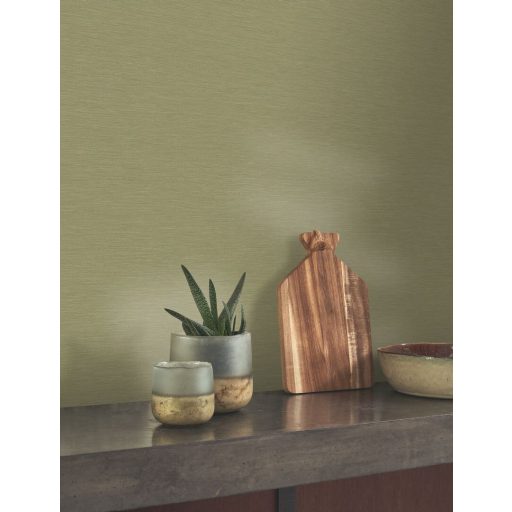 Hiteles és természetes szalmafonat texturált mintázat tea és olívzöld tónus tapéta