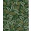 Brazil esőerdő lombkoronája grafikus levélmotívum formájában símul a falra lombzöld olívzöld bézs és törtfehér tónus tapéta