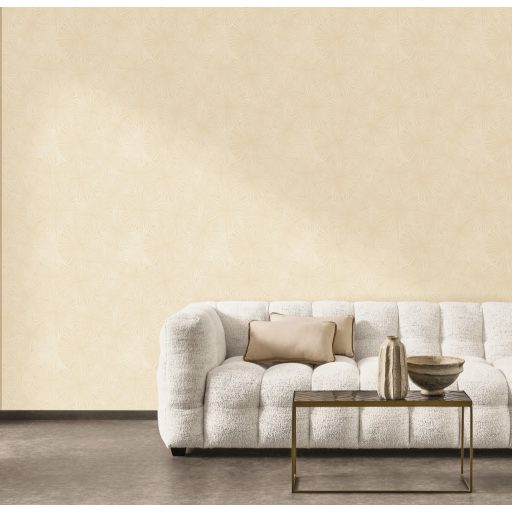 Dinamikus a nap sugaraira emlékeztető grafikus minta homokszín és bézs tónus finom mintafény tapéta