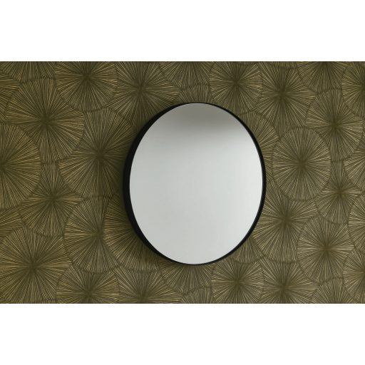 Dinamikus a nap sugaraira emlékeztető grafikus minta tajga vagy erdőzöld és arany tónus finom mintafény tapéta