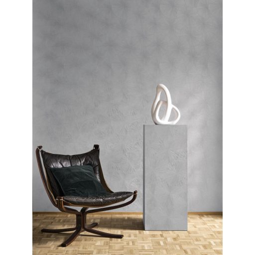 Dinamikus a nap sugaraira emlékeztető grafikus minta szürke és ezüstszürke tónus finom mintafény tapéta