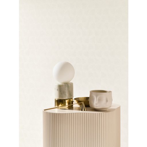 Távoli galaxisok csillagköde ultra-grafikus geometriai minta krétafehér krémfehér és gyöngyház tónus finom fény tapéta