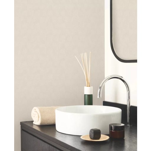 Távoli galaxisok csillagköde ultra-grafikus geometriai minta selymes bézs/szürkésbézs tónus finom fény tapéta