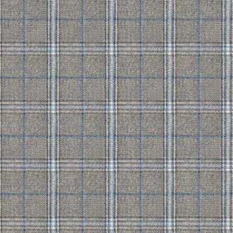   Egy londoni férfiszabó legjobb szövete falmagasságban - tweed kockás minta szürkéskék/denimkék tónus tapéta