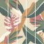 Lutece California Nostalgie 27200107 FEUILLAGE GRAPHIQUE BEIGE Natur Grafikus lombozat levelek bézs zöld szines falpanel
