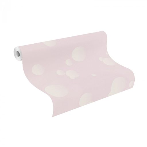 Rasch Make a Change 212204  gyerekszobai mese buborékok rózsaszín krémfehér tapéta