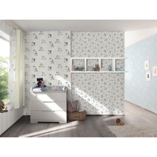 Rasch Make a Change 212211  gyerekszobai mese buborékok kék krémfehér tapéta