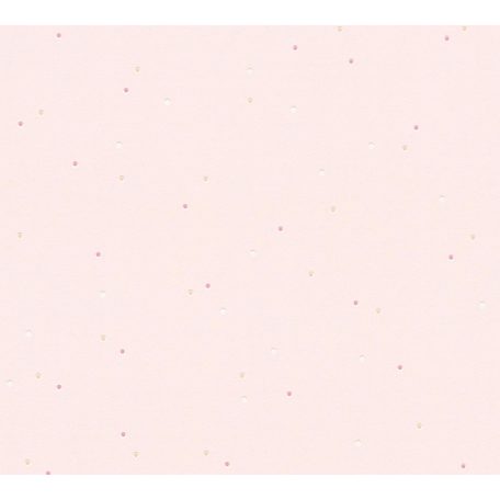 Boys and Girls 6, 2194-73 Gyerekszobai kis szines pontok rózsaszín fehér szines tapéta