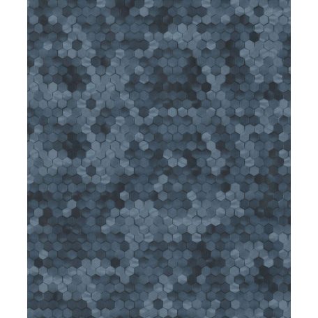 BN Finesse Dimensions 219582 Geometrikus hatszökek színátmenettel kék árnyalatok tapéta