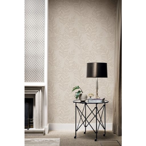 BN Finesse 219702  Art Deco geometikus káróminta szürke bézs ezüst  tapéta