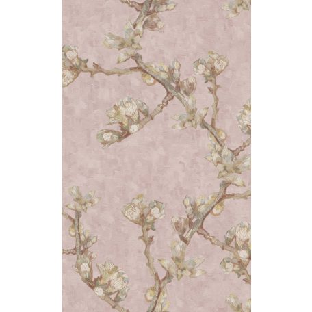 BN Van Gogh 2, 220010 Natur ágak rügyek nyiladozó virágok rózsaszín szines tapéta